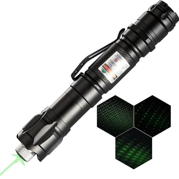 USB710 Pointeur laser à Lumière Verte 5WM (Rouge Foncé