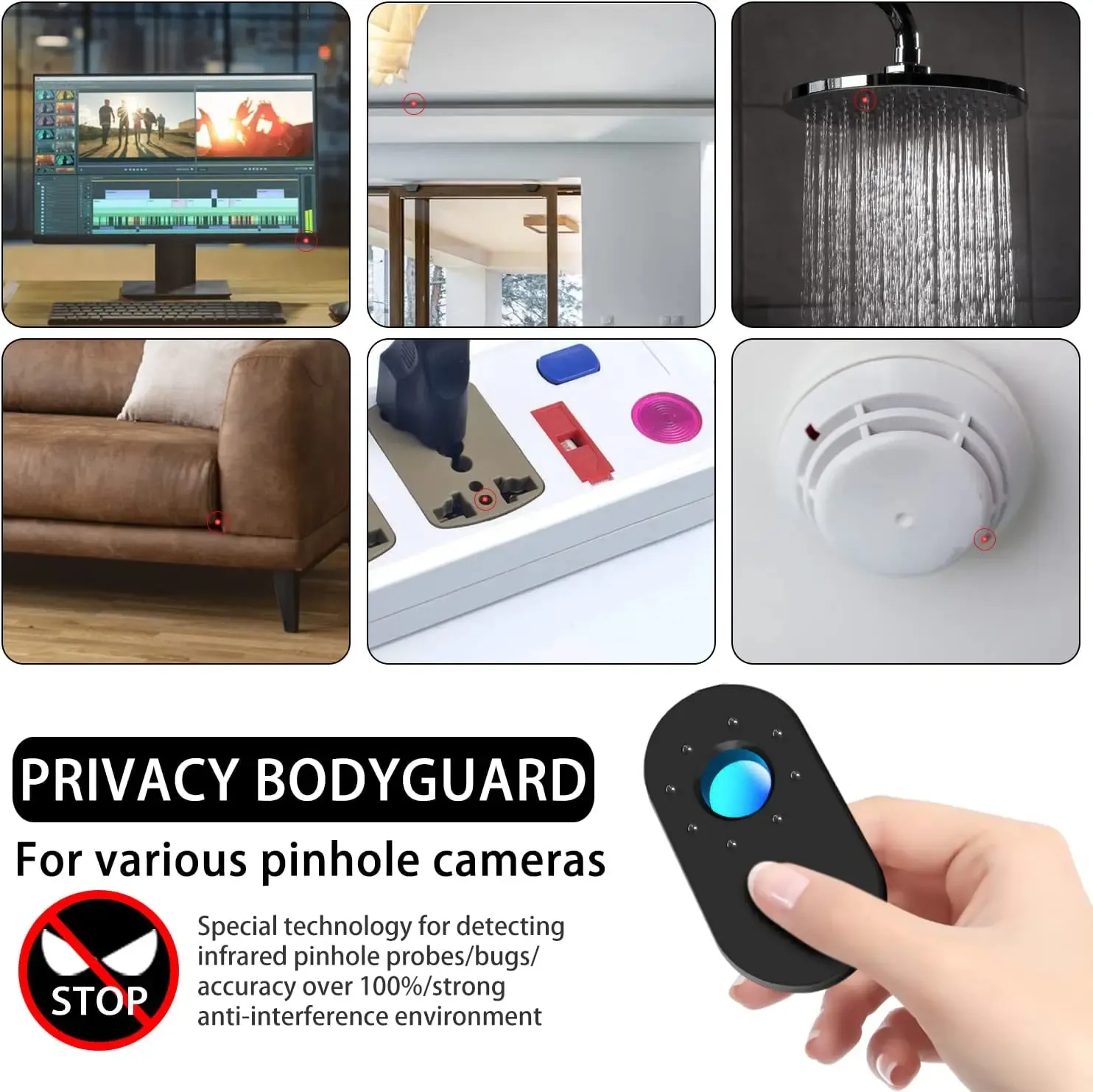PrivacyGuard Pro – Détecteur de Caméra Cachée & Appareils Espions Anti-Monitoring image 1
