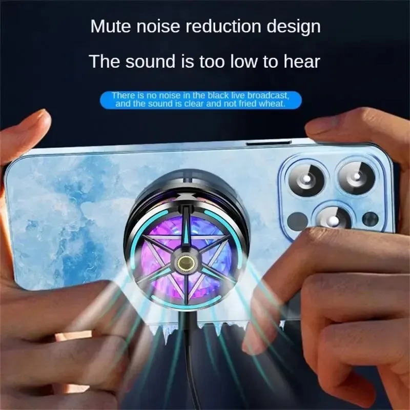 Refroidisseur de Smartphone S6 – Radiateur Magnétique pour Gaming et Streamingimage 4