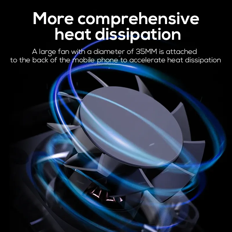 Refroidisseur de Téléphone MEMO FLA2 – Ventilateur Rechargeable avec Batterie 300mAh image 3