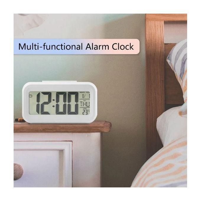 Réveil Numérique avec Rétroéclairage AC-2209 – Mini Horloge de Table avec Snooze et Calendrier image 3