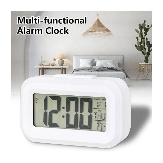 Réveil Numérique avec Rétroéclairage AC-2209 – Mini Horloge de Table avec Snooze et Calendrierimage 4