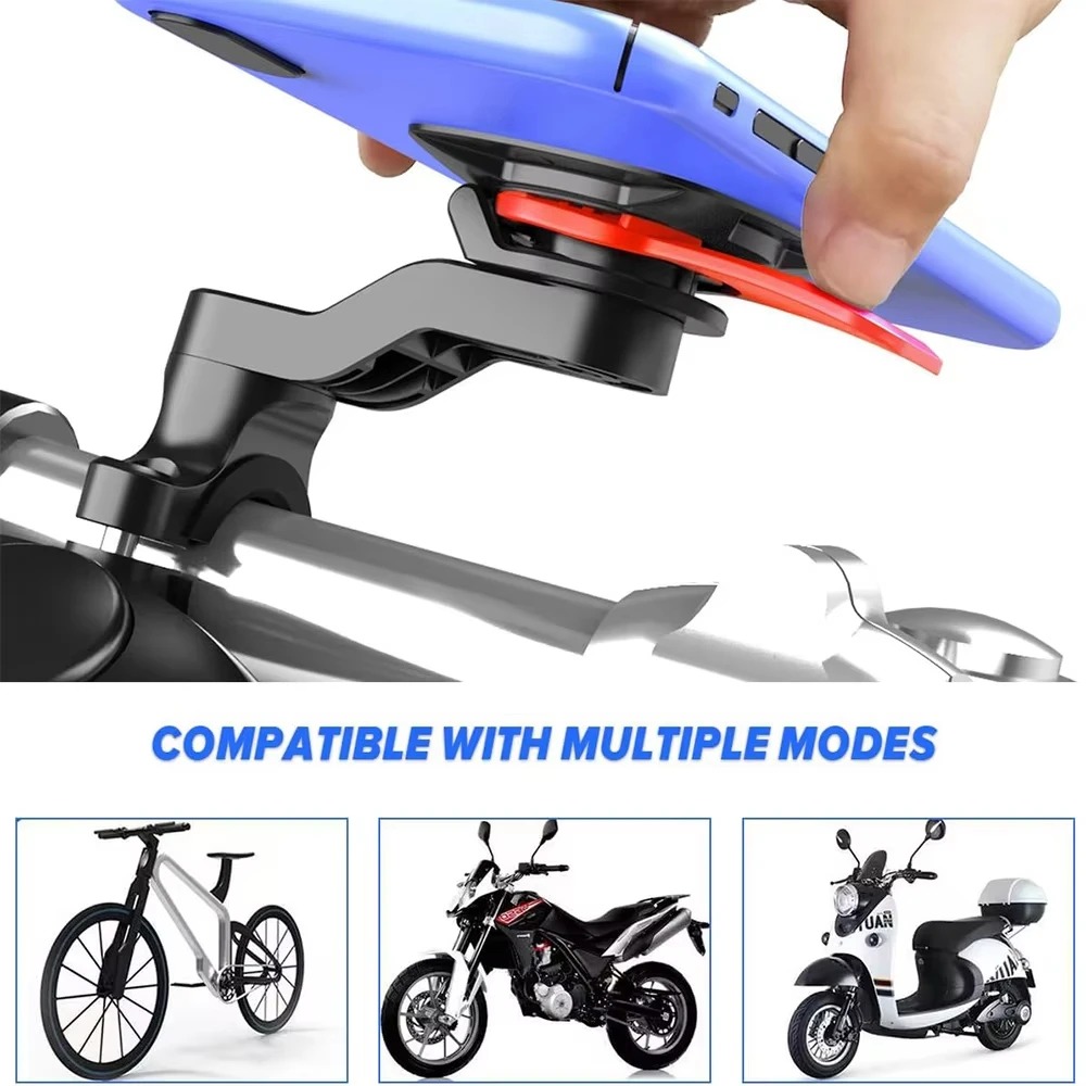 RideLock Pro 360 – Support Téléphone Universel Moto, Vélo et VTT avec Système Détachableimage 4