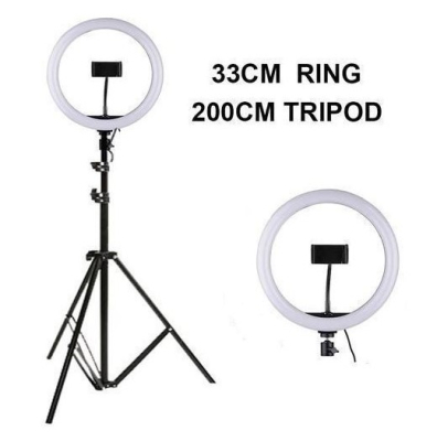 GENERALE - Ring Light LED 33cm avec Trépied de 2m