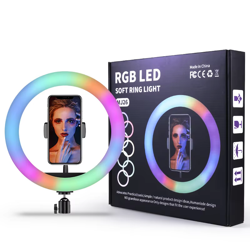 Ring Light RGB MJ26 26cm avec Tripod 2mimage-2