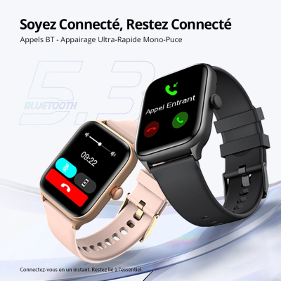 Montre Connectée RIVERSONG – Écran AMOLED 1,43”, Appels Bluetooth, Monitoring Santé - 9