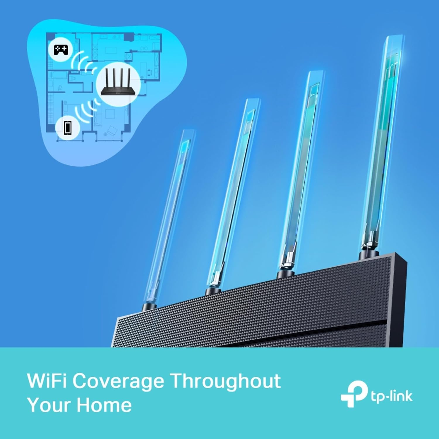 Routeur Wi-Fi 6 TP-Link Archer AX18 (AX1500) – Ports Gigabit, Serveur VPN & Gaming (Xbox/PS4/PS5/Steam) image 3
