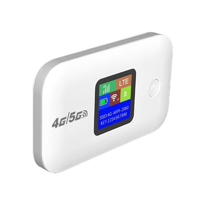Routeur Wi-Fi Portable 5G / 4G LTE CAT6 – Modem de Voyage avec Emplacement Carte SIM, Écran LCD et Autonomie 14Himage-2