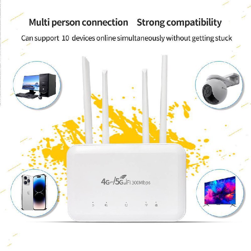 Routeur Wifi 5G 300Mbps avec Emplacement pour Carte SIM image 3