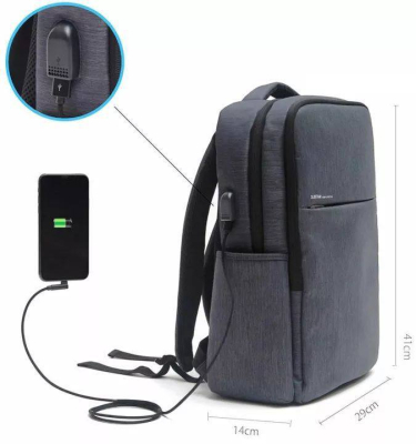 Sac à Dos Slotam 15 pouces avec Port USB – Imperméable, Idéal École, Voyage et PC Portable, Unisexe