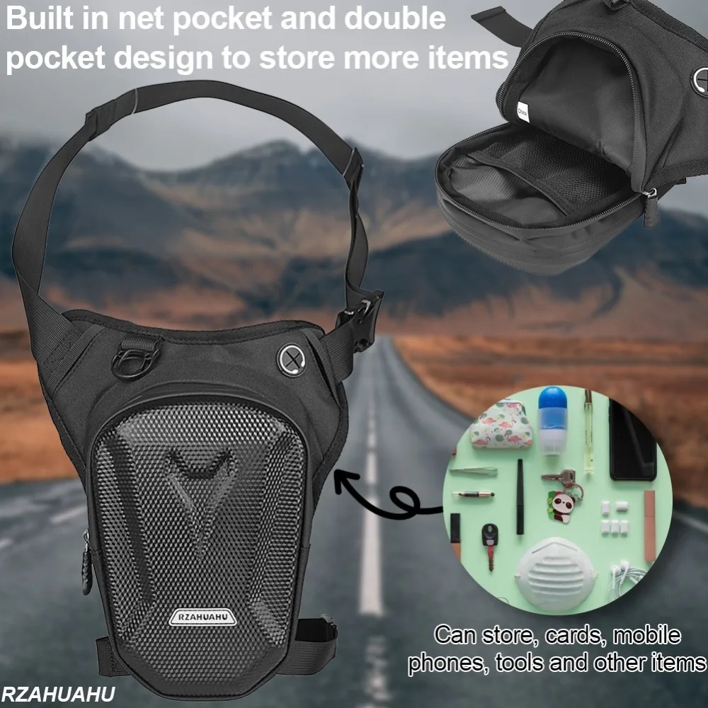 Sac de Cuisse Tactique Étanche – Sacoche de Jambe Moto pour Hommesimage-2