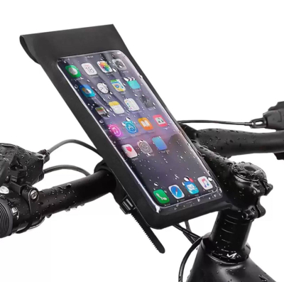 Sac de Vélo Étanche avec Support Smartphone Pivotant – Fenêtre Tactile TPU