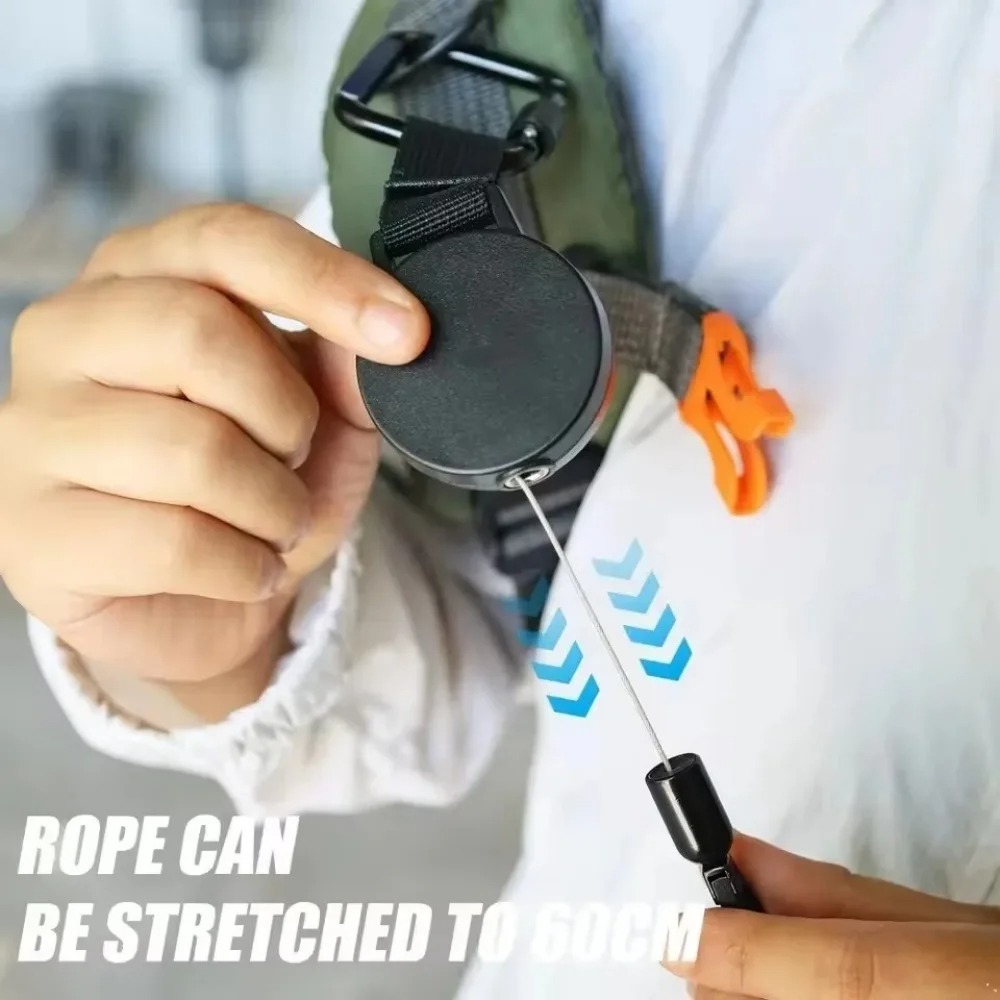SafeGrip Outdoor – Cordon de Sécurité Rétractable & Antivol avec Mousqueton pour Smartphone   image 4
