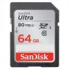 Sandisk Carte mémoire 64GB SD Ultra SDXC classe 10 - UHS-I Fast 80 Mo / s image 3