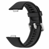 SilicoFlex Fit 3 – Bracelet de Rechange en Silicone Souple Noir pour Huawei Watch Fit 3 image 1