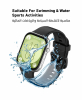 SilicoFlex Fit 3 – Bracelet de Rechange en Silicone Souple Noir pour Huawei Watch Fit 3image 4