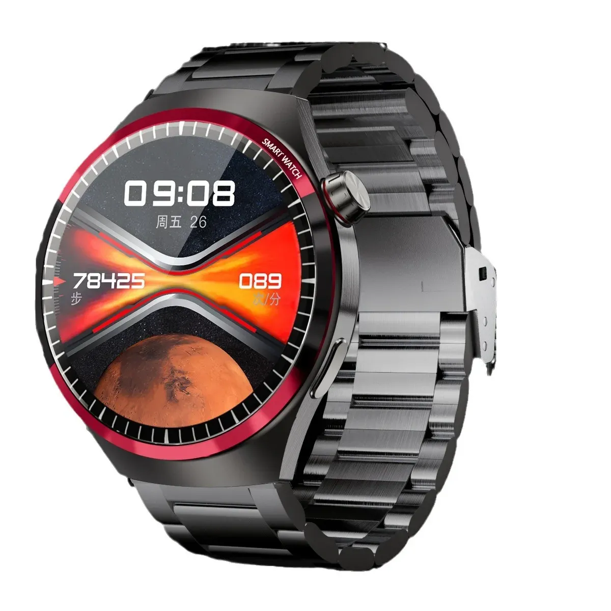 Smart Watch SK39 Black – Montre Connectée avec Appel Bluetooth et Paiement Hors Ligne image 1