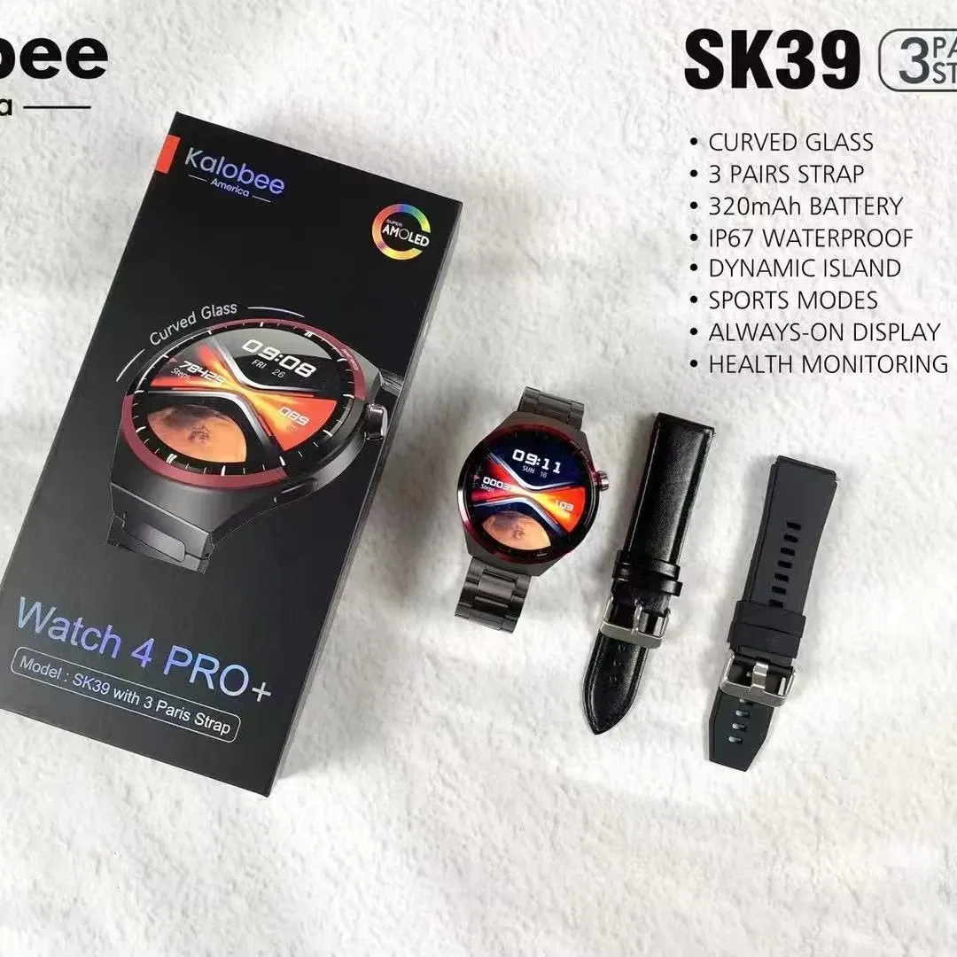 Smart Watch SK39 Black – Montre Connectée avec Appel Bluetooth et Paiement Hors Ligneimage 4