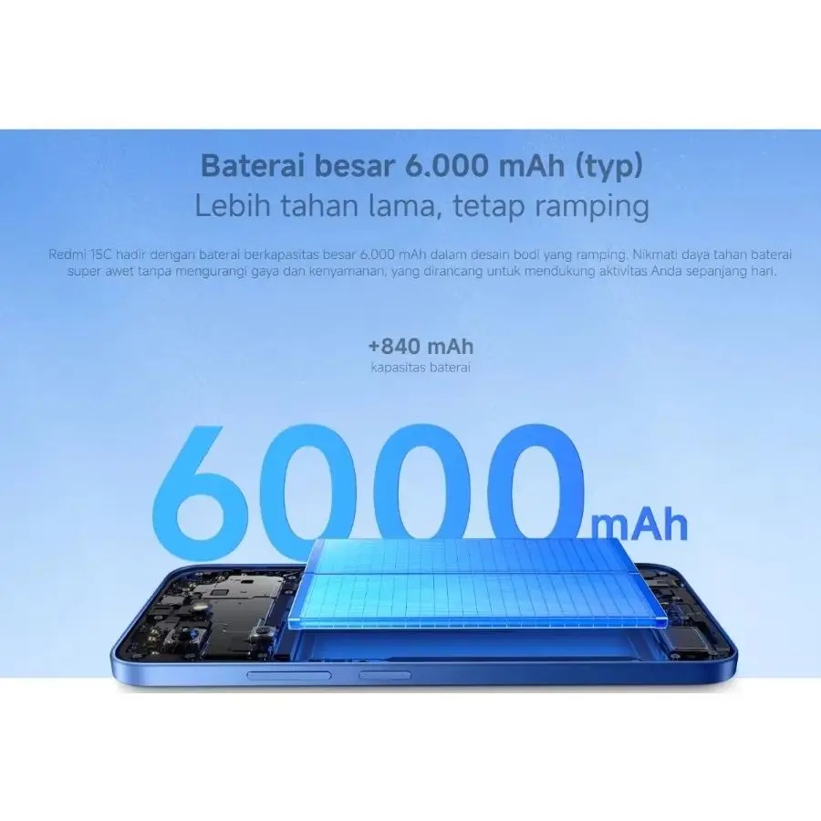Smartphone Xiaomi Redmi 15C (Version Globale) – Écran Immersif 120Hz, Appareil Photo 50 MP IA & Batterie 5000 mAh image 3