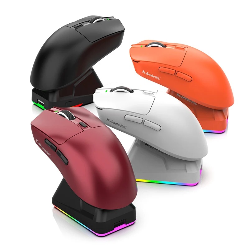 Souris Gaming Sans Fil K-sanke X11 – Charge Magnétique & Capteur PAW3311