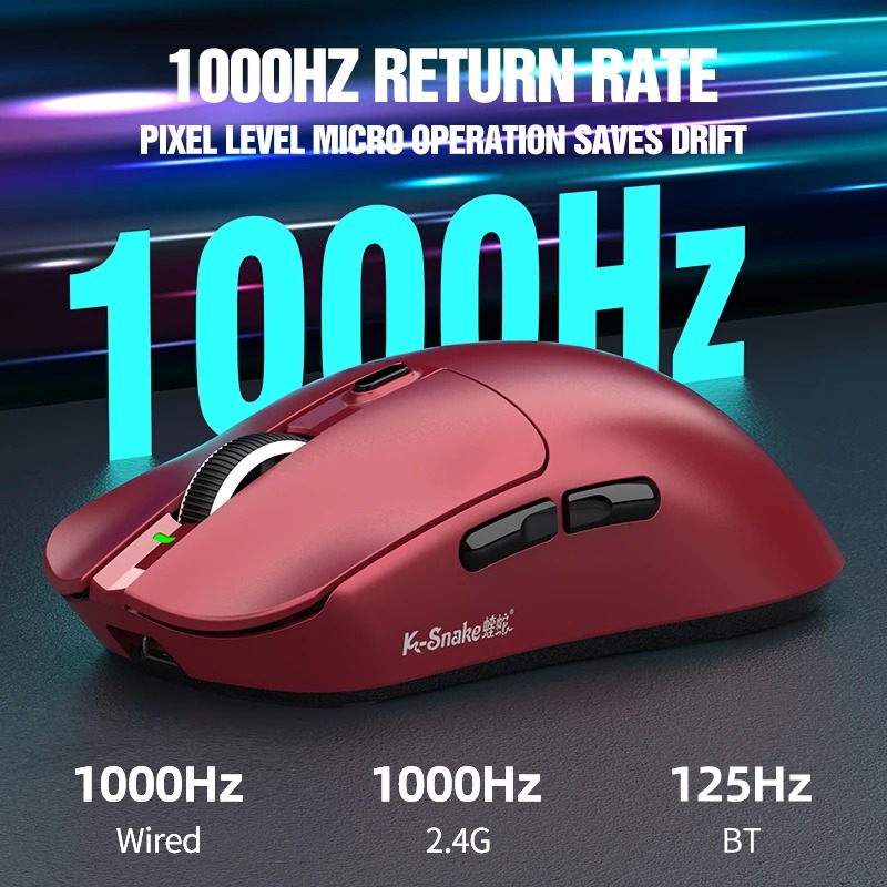 Souris Gaming Sans Fil K-sanke X11 – Charge Magnétique & Capteur PAW3311image 4