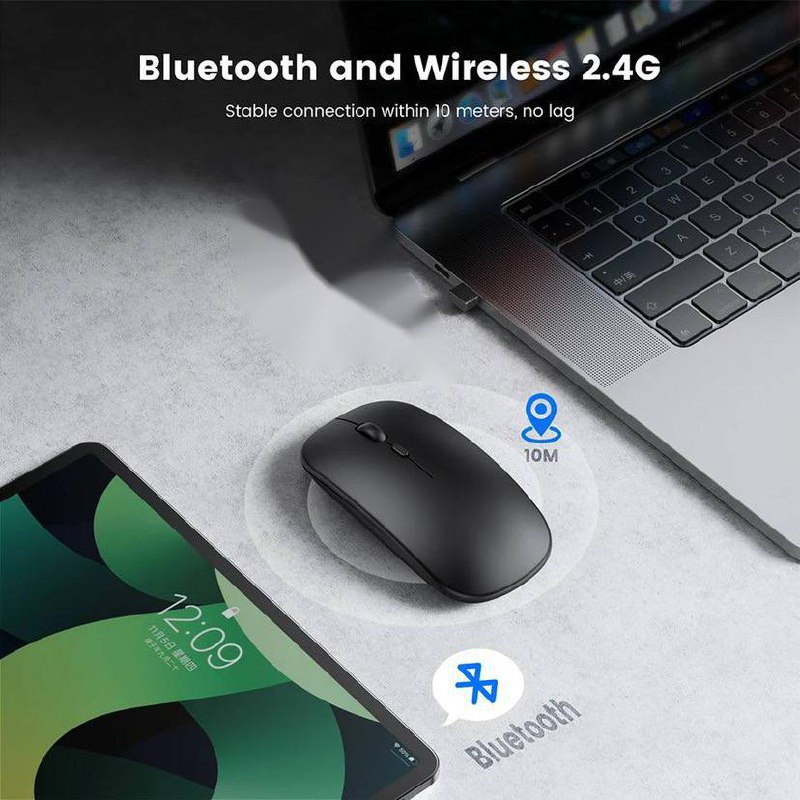 Souris Optique sans fil Bluetooth avec Piles image 3