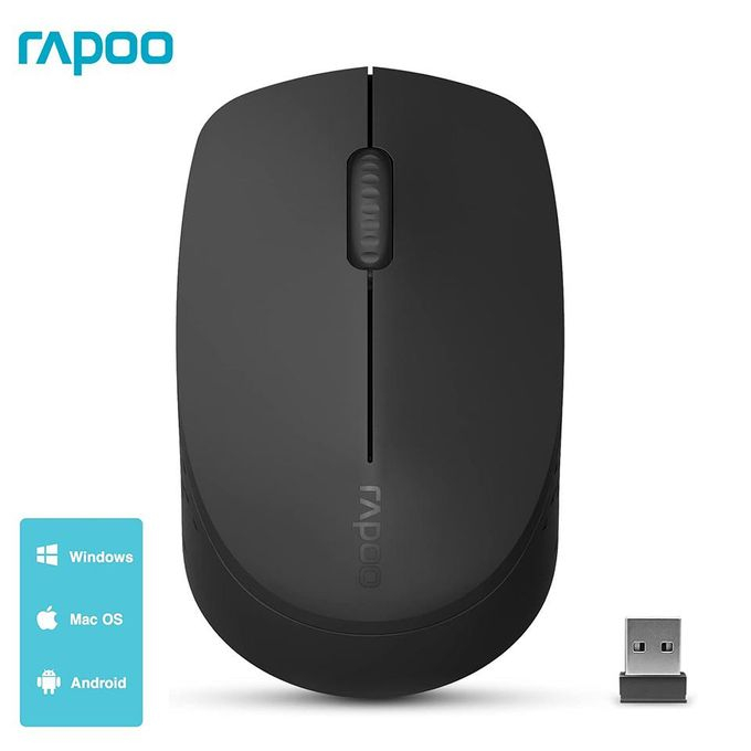 Souris Sans Fil Multi-Mode Rapoo M100G Silent | Bluetooth 5.0 & 2.4G | 2400 DPI