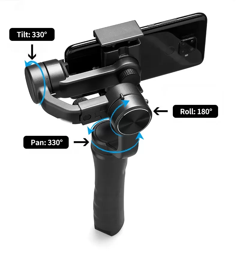 Stabilisateur de Cardan 3 Axes pour Smartphone et Appareil Photoimage-2
