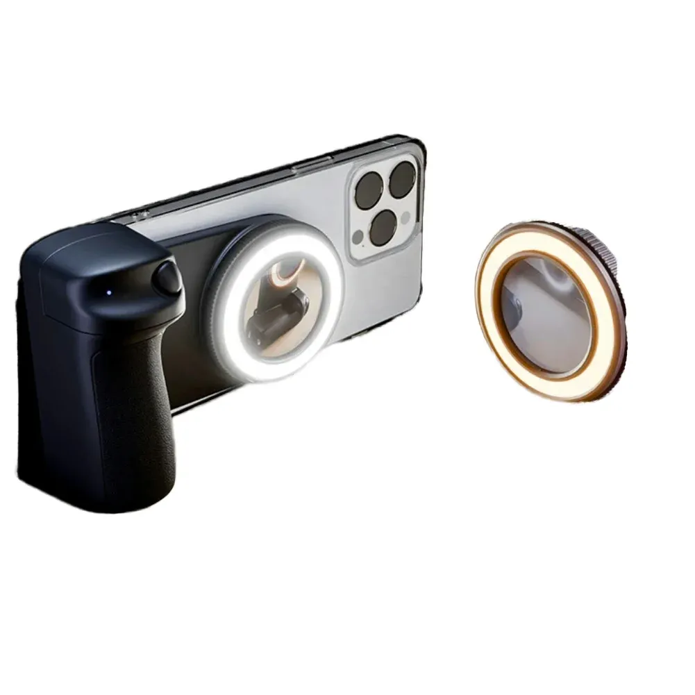 Banaone Luce Ad Anello Magnetica Per Selfie – Ricaricabile, 3 Temperature E Pieghevole
