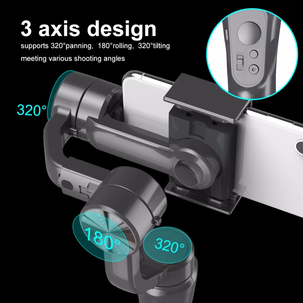 Stabilisateur pour Téléphone Anti-Tremblement H4 - 3 Axesimage 4