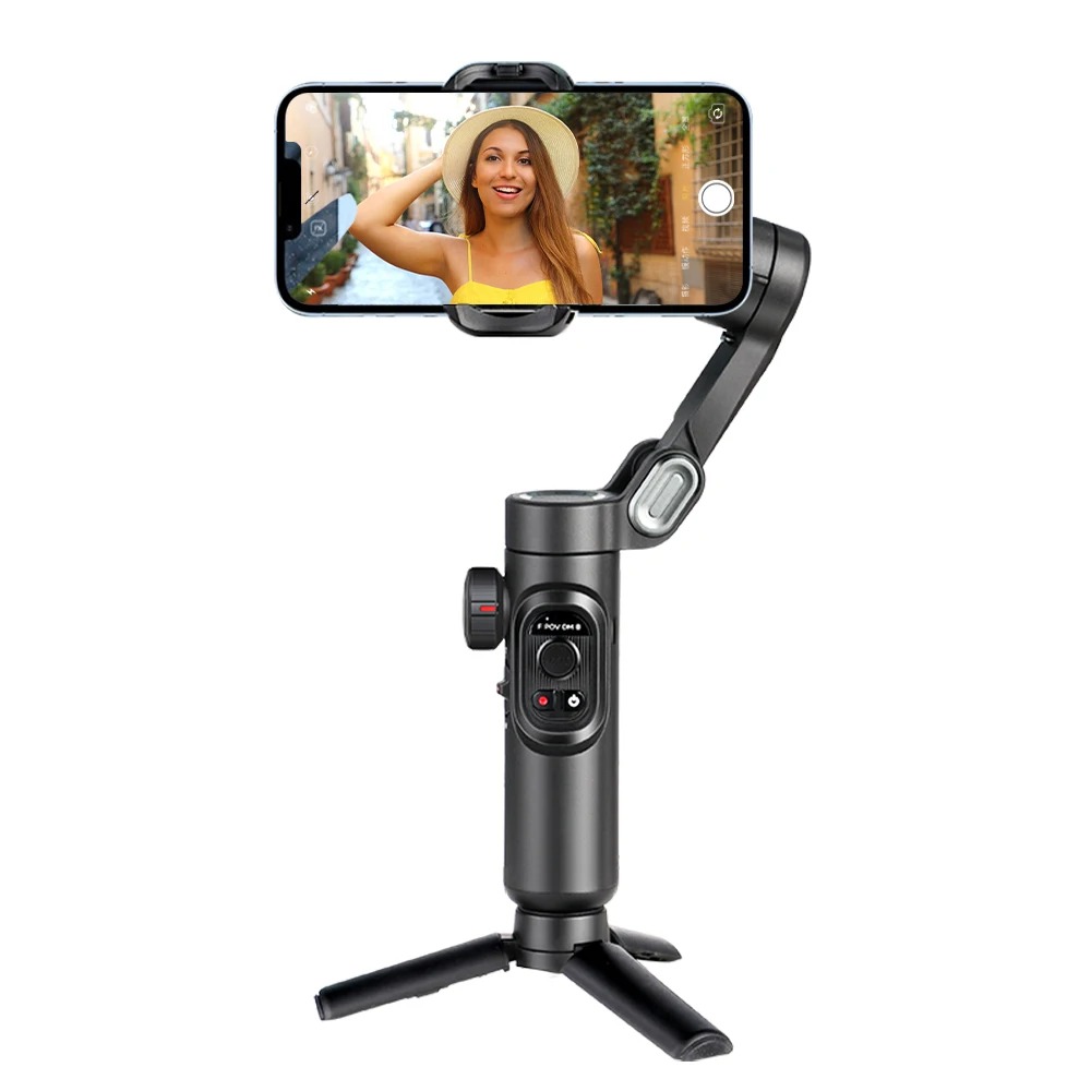 Stabilisateur Smartphone AOCHUAN Smart XE – Gimbal 3 Axes avec Lumière Intégrée