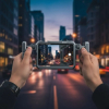 Stabilisateur Smartphone Tout-en-Un Jmary MS-98 (KM Technology) – Rig Vidéo Métallique avec Double Poignée, Micro & Lampe LED pour Vloggingimage 4