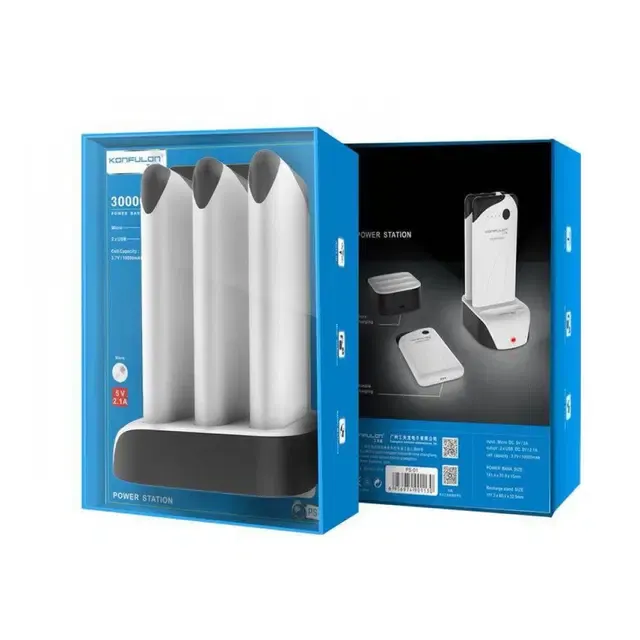 Station d'Alimentation Konfulon - Pack de 3 Batteries 10 000 mAhimage 4