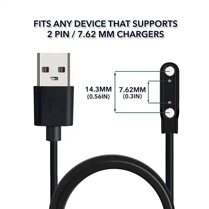 Cable de Charge Magnétique 2 Pin pour Montre Intelligente image 3