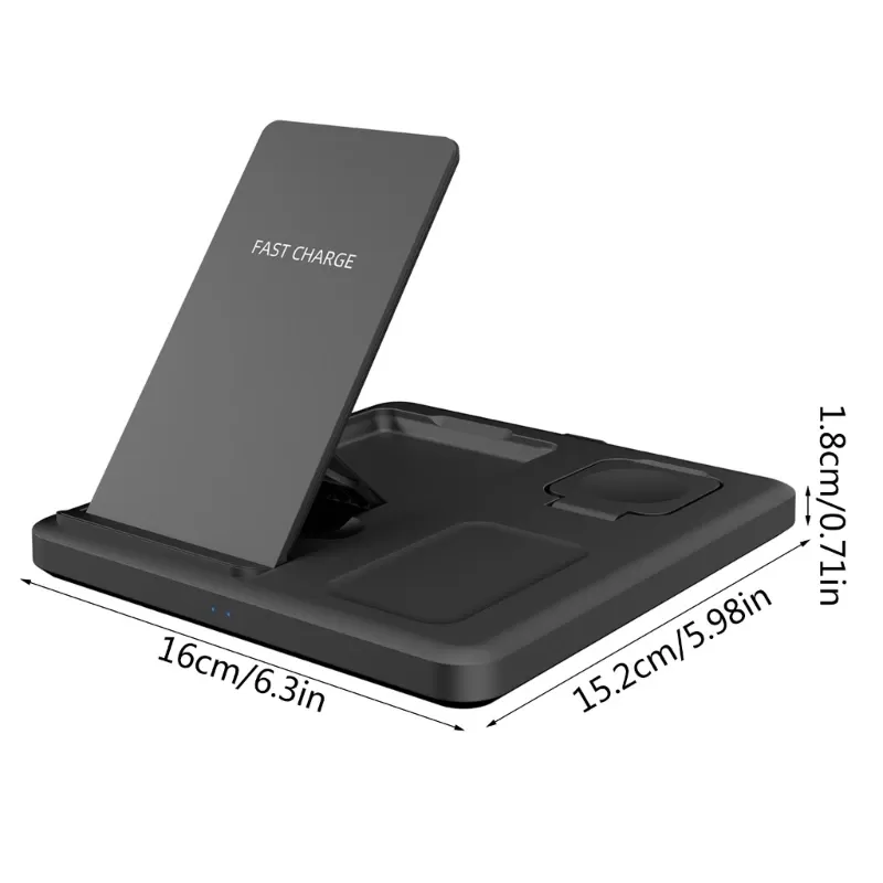 Station de Charge sans Fil pour Téléphones 3 en 1 image 3
