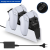 Station de charge sans fil S6 pour manettes PS5 - Double charge rapide image 3