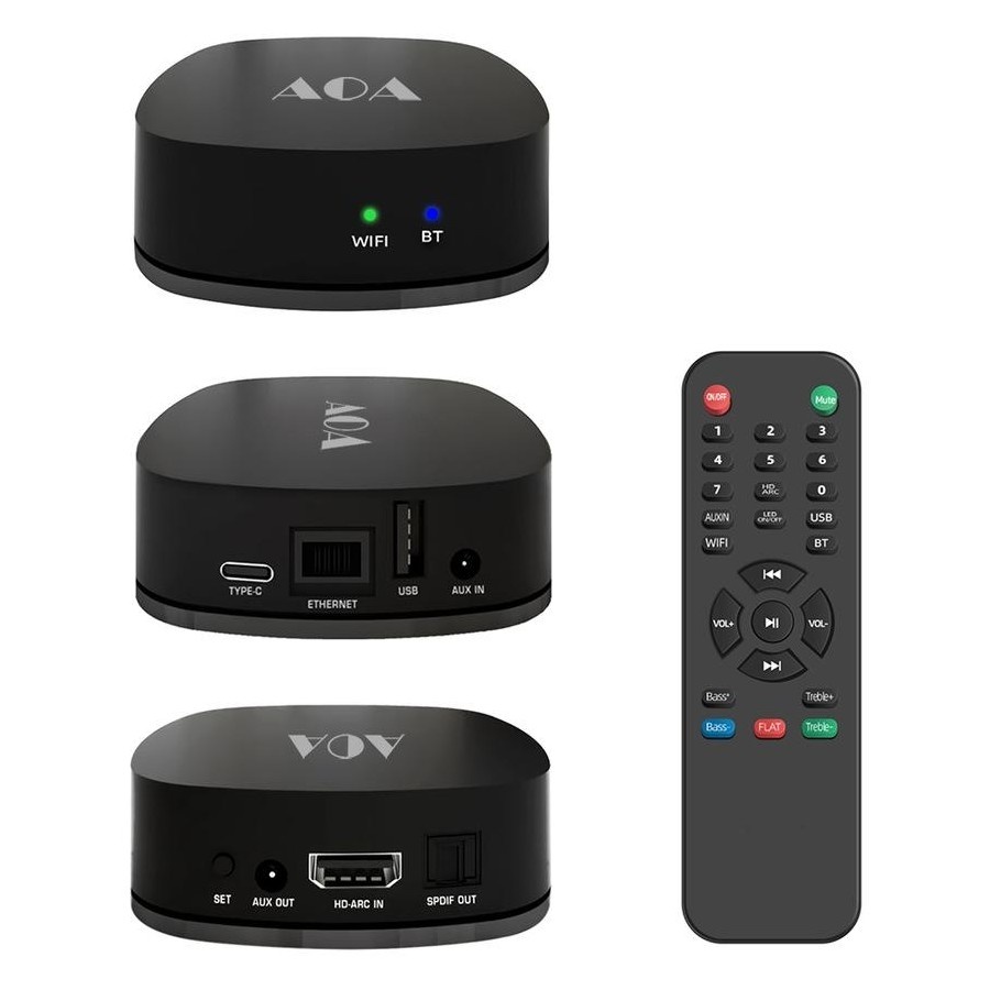 Streamer Audio Wi-Fi AOA HI5 – Compatible Spotify & Tidal Connect