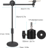 Support Aérien de Bureau pour Téléphone et Lumière (41×17×8 cm) – Bras Articulé, Trépied Overhead & Streamingimage 4