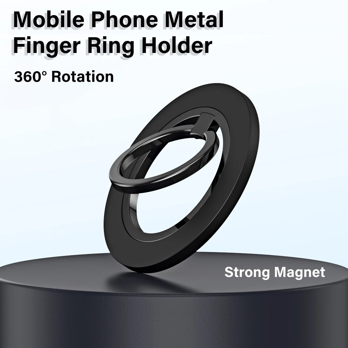Support Anneau Magnétique MagSafe – Rotation 360° pour iPhone 16 & Samsung