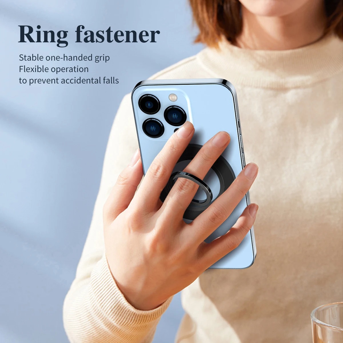 Support Anneau Magnétique MagSafe – Rotation 360° pour iPhone 16 & Samsungimage 4