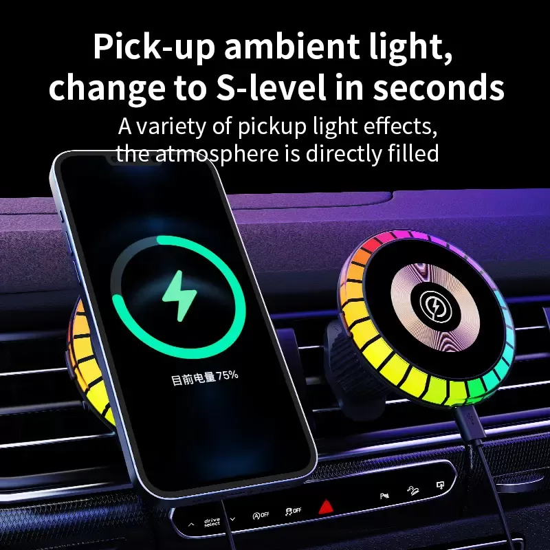 Support de Charge Magnetic pour Voiture RGB W06image 4