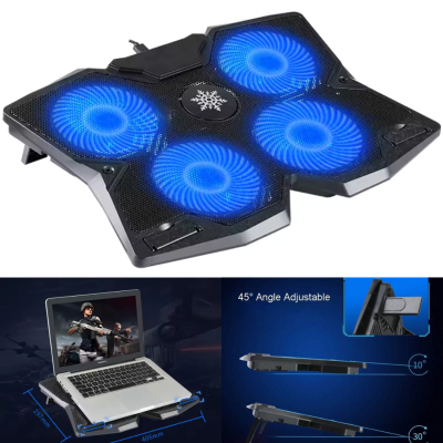 GENERALE - Support de Refroidissement pour Laptop avec 4 Ventillateur