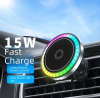 Support de Téléphone Magnétique pour Voiture avec Chargeur sans filimage-2