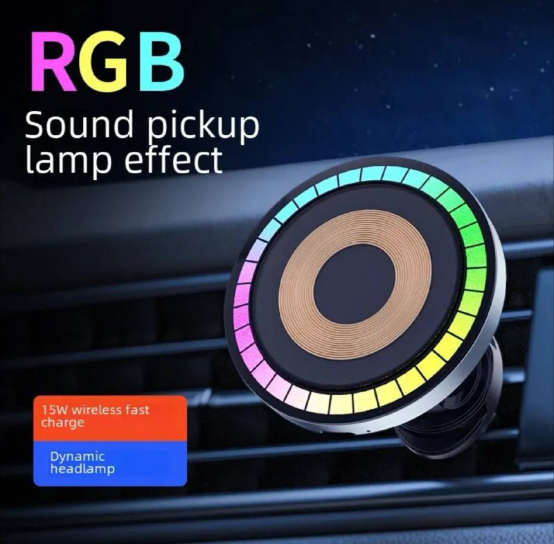 Support de Téléphone Magnétique pour Voiture avec Chargeur sans filimage 4