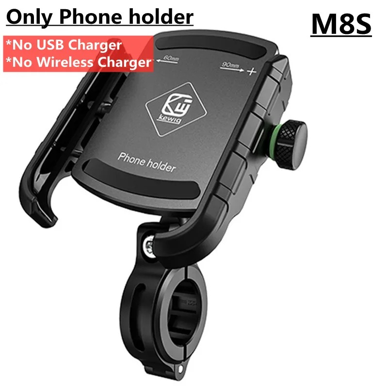 Support de Téléphone Moto avec Chargeur Sans Fil pour Guidon image 1