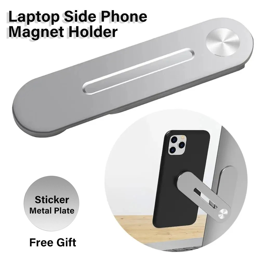 Support Magnétique Latéral pour Laptop – Extension d'Écran pour iPhone 16/15/14