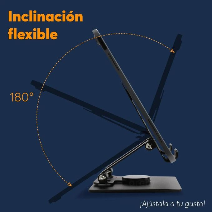 Support Ordinateur et Tablette en Acier au Carbone – Support de Bureau Rotation 360° Ultra-Robusteimage-2