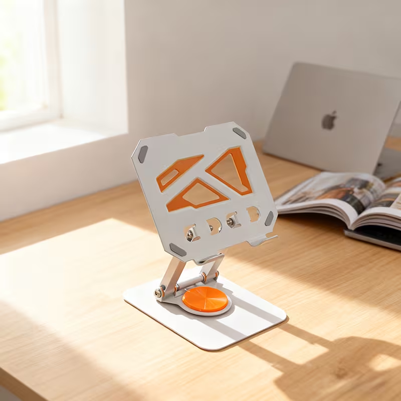 Support PC Portable Rotatif 720° en Métal - L-363 : Support de Bureau Ergonomique avec Height Adjustment