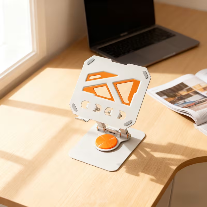 Support PC Portable Rotatif 720° en Métal - L-363 : Support de Bureau Ergonomique avec Height Adjustment image 3
