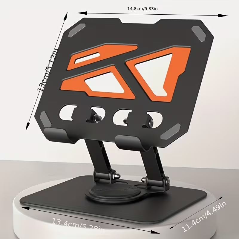Support PC Portable Rotatif 720° en Métal - L-363 : Support de Bureau Ergonomique avec Height Adjustmentimage 4